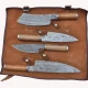 Thumbnail 4 of Комплект ножове от дамаска стомана (4 броя) - ръчна изработка - CB 100064