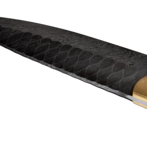 Снимка на Кухненски нож - ръчна изработка- дамаска стомана CB 100009