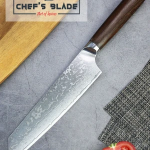 Снимка на Готварски нож - ламинат дамаск - Kiritsuke  - CB 100048