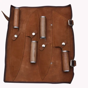 Снимка на Комплект ножове от дамаска стомана (4 броя) - ръчна изработка - CB 100064