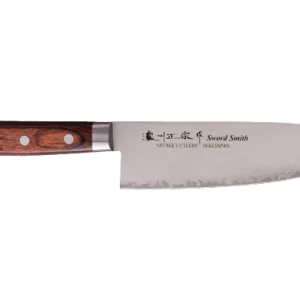 Снимка на Кухненски нож - SATAKE - Япония - стомана - Cobalt VG10 - Santoku - 170mm