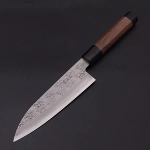 Снимка на Кухненски нож Musashi - Япония - ръчна изработка - стомана Aogami-super - Santoku 165 мм