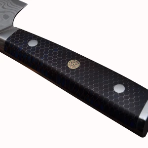 Снимка на Кухненски нож - Kiritsuke - японска стомана AUS 10 - дръжка тип пчелна пита - CB 100069